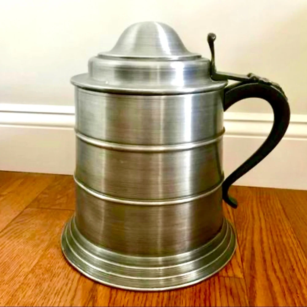 Ice Bucket Beer Stein Pewter by Seymour Mann Made in Italy